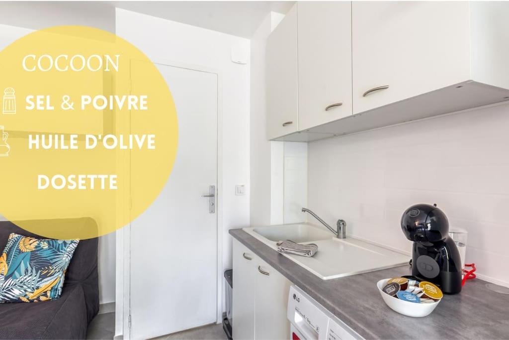 Cocoon - Jardin - Boite A Cle - Wi-Fi Apartment Baulne Exterior photo